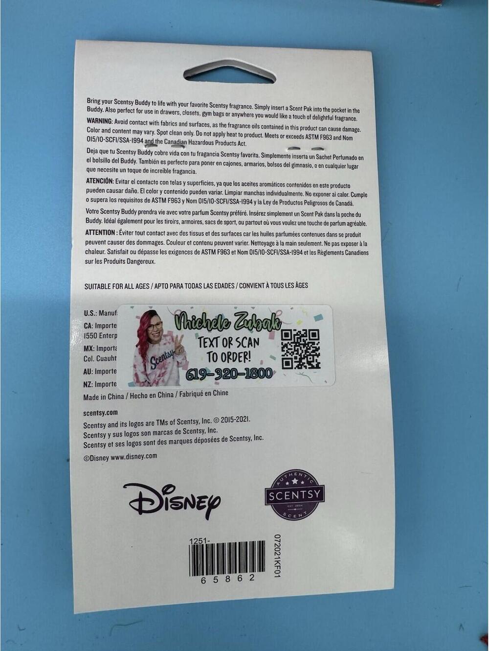 Scentsy Disney Mickey Mouse Buddy Plush 16” With Scent Pac! Brand New In Box! - Picture 13 of 14